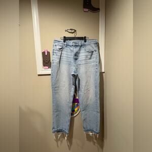 American Eagle Outfitters Women's Light Blue Skinny Jeans